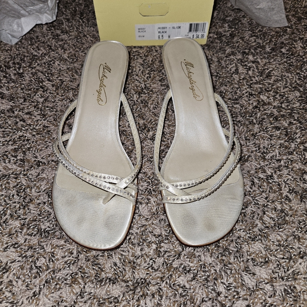 Michaelangelo Bridal Kitten Heel